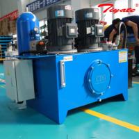 Estación de Bombeo Hidráulica de Gran Capacidad con Doble Bomba, Circuito de Aceite Dual, Radiador Enfriado por Ventilador y Molde de Fundición a Presión