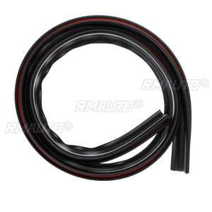 4/2 Piezas Protector Universal de Goma para Rueda de Coche, Anti-colisión, Guardabarros, Molduras de Protección para el Arco de la Rueda 150x3.5CM - Product Image 4