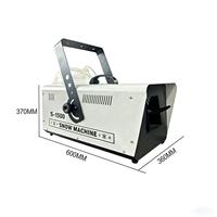 Machine à glace sèche 1500W (corps en fer) avec télécommande DMX512, portée de pulvérisation 4-5m, couverture 60m, AC110V-240V, garantie 1 an