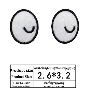 Patchs décoratifs en tissu faits main pour vêtements et chaussures, motifs de dessins animés pour animaux de compagnie - Product Image 4