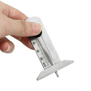 Medidor de Profundidad de Banda de Rodadura de Neumáticos de Acero Inoxidable, 0-30 mm, Tipo de Dial de Seguridad, Forma de Lápiz - Product Image 2