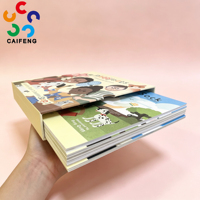 Ensemble de livres cartonnés pour enfants personnalisés avec boîte de rangement |   Livre d'histoires pour enfants en couleur pleine page, couverture rigide, impression offset