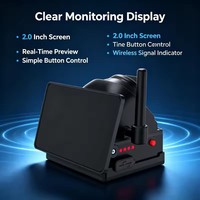 Caméra de recul sans fil solaire AHD 1080P avec IA BSD pour camions lourds, bus, camping-cars, étanche, vision nocturne, caméra arrière sans fil