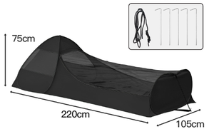 Automatique <span class=keywords><strong>2</strong></span> secondes ouverture rapide portable camping en plein air anti-moustique moustiquaire sac de couchage fournitures - Product Image 6