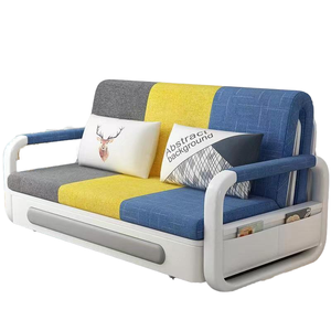 <span class=keywords><strong>Divano</strong></span> <span class=keywords><strong>Letto</strong></span> Moderno Comprimibile con Telaio in Metallo Anti-Deformazione, Schiuma ad Alta Densità, Rivestimento in Pelle, Adatto ai Gatti, per Soggiorno Piccolo - Product Image 5