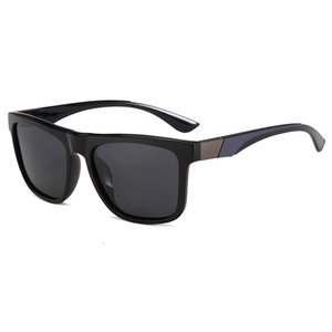 Gafas de sol polarizadas con <span class=keywords><strong>lentes</strong></span> TAC 8497, montura de PC negra de alta calidad, <span class=keywords><strong>lentes</strong></span> azules <span class=keywords><strong>para</strong></span> <span class=keywords><strong>ciclismo</strong></span> al aire libre, conducción, pesca - Product Image 4