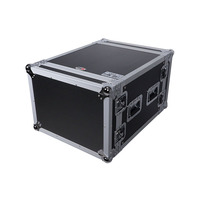 Amplificateur spatial 8U Montage en rack ATA Flight Case 19 "Profondeur Étanche Antichoc Durable Boîtier en aluminium Équipement de sonorisation Mallette de rangement