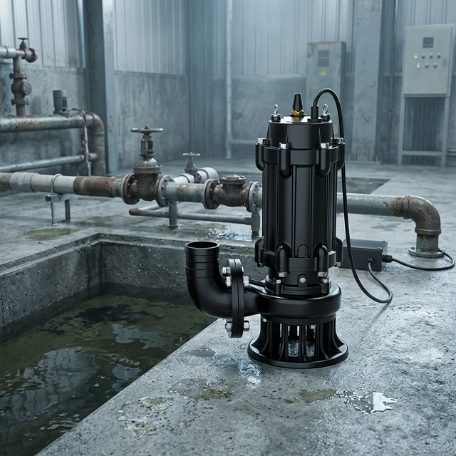 Wwq High Suction Force Submersible Sewage Pump 10hp 20hp 30hp Submersible Sewage Pump with Cutter