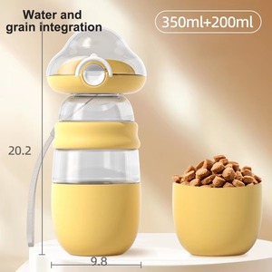 Wholesale Pet Water & Food Container Travel Outdoor Portable Plastic Pet Dog <b>Drinking</b> Water Bottles - Product Image 1