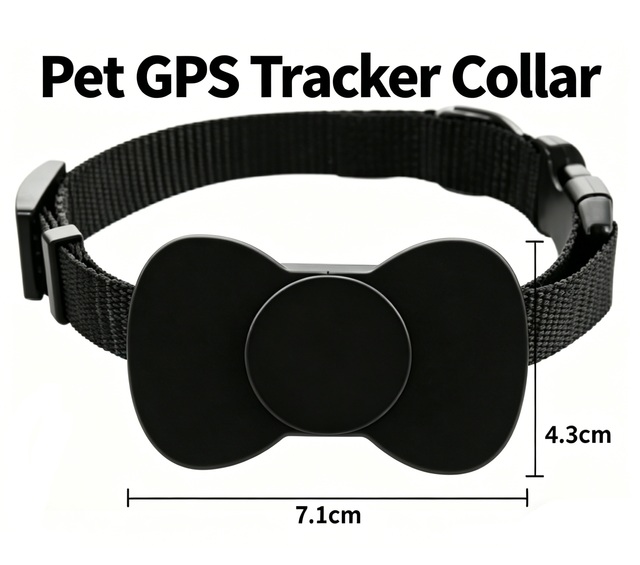 Pet GPS Tracker Collar Mini GPS Pet Locator for Dog and Cat Anti-Lost Pet Tracker IP 67 Waterproof Dual System for Android & IOS