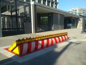 Blocco stradale automatico idraulico della barriera di traffico della barriera di sicurezza fisica per protezione perimetrale - Product Image 4