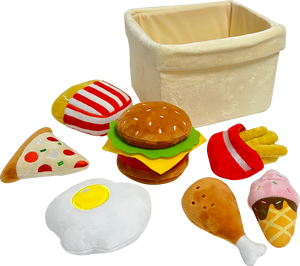 Oem Pu Foam 3d fetta Squishy a lenta crescita spremere roba morbida peluche Toast cuscino cane farcito Hamburger tessuto pane giocattolo fantasia - Product Image 5