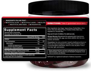 I gusti fruttati multipli personalizzati migliorano la vitalità maschile femminile aumentano il supplemento di forza gummies di maccheroni neri - Product Image 2