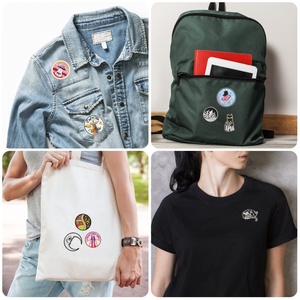 Patchs personnalisés, techniques de transfert thermique, patch brodé personnalisé à repasser pour vêtements, chapeaux, chaussures - Product Image 3