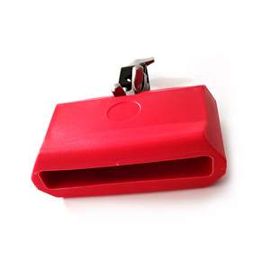 Instrumento de Percusión Orff al por Mayor, Campana de Vaca Cuadrada de Plástico ABS Roja, Bloques de Ritmo Educativos, Claquetas Cuadradas para Niños - Product Image 4