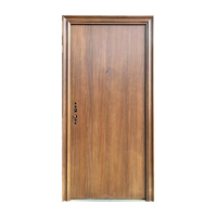 Meilleur prix Porte d'entrée extérieure en acier Porte de sécurité en acier Conception de porte d'entrée principale Portes de sécurité pour la maison