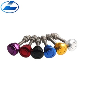 Универсальный автомобильный 22 мм алюминиевый кнопочный быстросъемный зажим для капота шпильки зажим комплект для GM Chevy Chevrolet для BMW для Audi - Product Image 2