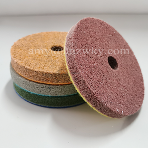 Vente directe d'usine le meilleur tampon de polissage de machines de pierre de feutre de diamant humide pour le polissage de marbre et de pierre reconstituée 100mm - Product Image 5