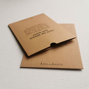 รีไซเคิลที่กำหนดเองพิมพ์กระดาษ<span class=keywords><strong>ครา</strong></span><span class=keywords><strong>ฟ</strong></span>ท์สีน้ำตาลเครื่องประดับขนาดเล็กบรรจุภัณฑ์ของขวัญซองจดห<span class=keywords><strong>มา</strong></span><span class=keywords><strong>ย</strong></span> - Product Image 5