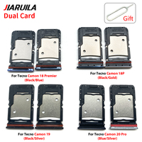 Vente en gros Plateau pour carte Sim pour Tecno Camon 20 Pro 19 Neo 18 P 18 Premier 17P 17 16 Porte-carte Sim Pièces de rechange pour téléphone Remises en gros