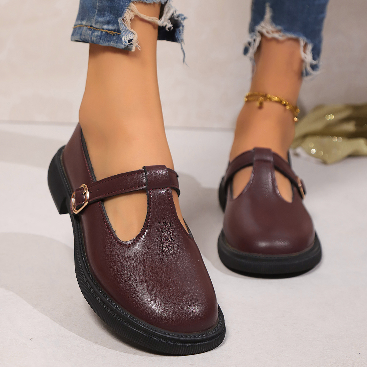 Burgundy Flats