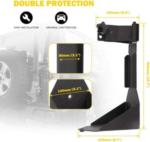 Levo Offroad JL Tailgate High Lift Jack Bracket Rear High Lift Mount for Jeep Wrangler JL - Product Image 6