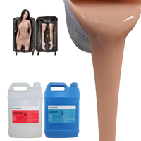 Gel de silice liquide de qualité alimentaire écologique pour la fabrication de poupées sexuelles en silicone