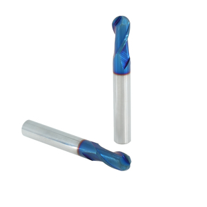 Rắn Carbide 2 Sáo Bóng Mũi Router bits <span class=keywords><strong>CNC</strong></span> phay Cutter ballnose End Mills cho kim loại - Product Image 4