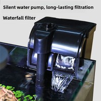 Aquarium intelligent de luxe moderne pour salon, petit, en verre ultra-transparent, ensemble complet de bureau, mini micro-paysage, éco-aquarium