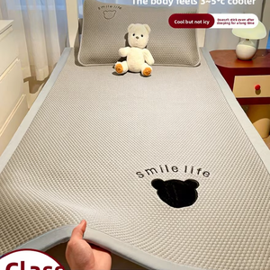 Tappetino Estivo per Studenti, Materassino in Tessuto Acrilico Morbido Lavorato a Maglia, per Dormitorio Universitario, Letto Singolo 90*190 - Product Image 1