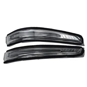 Para Hyundai <span class=keywords><strong>Santa</strong></span> <span class=keywords><strong>Fe</strong></span> XL 2012-2014 indicadores de espejo de puerta de ala LED transparente par de luces otros accesorios de luz de coche - Product Image 1