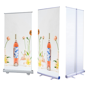 Haute qualité PVC Vertical 200x80cm publicité bannière support rétractable et Portable intérieur personnalisé enrouler panneau d'affichage - Product Image 2