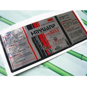 Rollo redondo de 1 pulgada de lámina dorada Rosa negro para su pedido etiquetas adhesivas para decoración de sellado - Product Image 3