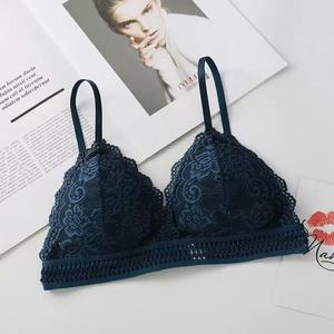 Soutien-gorge d'été en dentelle pour femme, ajustable, sexy, à bonnets triangulaires - Product Image 5