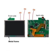 Hispeedido untuk GBA GANi LCD 720P TV Kit Lampu Latar Kompatibel HDMI untuk Konsol Gameboy Advance GBA TFT