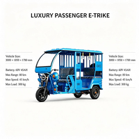 Véhicule Électrique à Trois Roues Tuk-Tuk, Taxi Passager Alimenté par Batterie, Durable pour l'Afrique du Sud, Toutes Terrains - Offre Spéciale