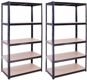 Heavy duty goods storage shelf steel industrial racking garage shelving storage metal boltless shelf racks for workshop