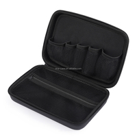 Casing ponsel EVA kustom tas penyimpanan Hard Disk ritsleting persegi mewah dengan tas ritsleting kartu antitekanan