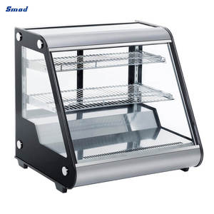 Exhibidor de Pasteles Smad 201l, Vitrina de Vidrio Dorado con Estantes para DDS-201wbr, Exhibidor de Vidrio DDS-201wbr - Product Image 2