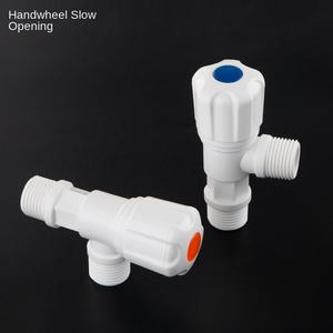 Vanne triangulaire en plastique degré en plastique chinois trois vanne d'angle d'eau droite à 3 voies, vanne triangulaire - Product Image 4