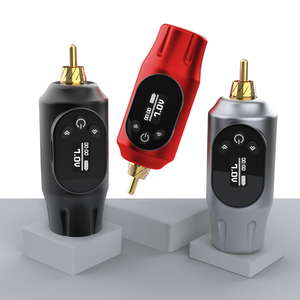 แหล่งจ่ายไฟไร้สายสำหรับเครื่องสัก 2000mAh ชาร์จซ้ำได้ แบตเตอรี่ขนาดเล็กแบบ RCA สำหรับเครื่องสัก อุปกรณ์สำหรับสตูดิโอ PMU - Product Image 1