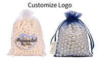 Sacs de Rangement en Organza à Cordon pour Bijoux, Cosmétiques, Bagues, Boucles d'Oreilles, Bracelets et Colliers – Sachet Cadeau en Maille