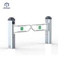 Barrière pivotante en acier AKT323B, prix d'usine, avec télécommande infrarouge, sécurité automatique pour supermarché