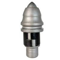 DRILLMORE 42CrMo Burins à tiges rondes à dents coniques et en forme de balle TCE55/25C 20 PIÈCES/BOÎTE pour tarières et godets de forage