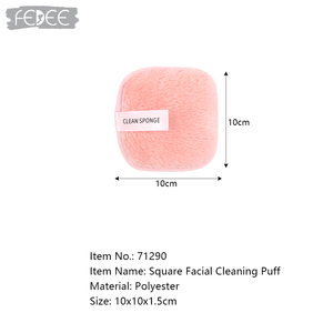 Éponge faciale en <span class=keywords><strong>microfibre</strong></span> éponge de nettoyage du visage poudre bouffée lavage visage et cosmétique <span class=keywords><strong>démaquillant</strong></span> tampon - Product Image 4