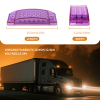 Feux de signalisation de remorque 12/24V, feux latéraux LED pour camion, remorque, voiture, moto