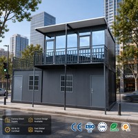 Casa Contenedor Desmontable Móvil, Dormitorio Temporal, Oficina, Casa de Huéspedes, Tienda, Modular, Personalizable, Fácil de Montar