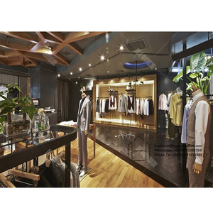 Người Đàn Ông Vải Cửa Hàng Thiết Kế Tùy Chỉnh Cửa Hàng Quần Áo Hiển Thị Giá Quần Áo Cửa Hàng Đồ Nội Thất Cho Cửa Hàng Quần Áo Trang Trí - Product Image 1