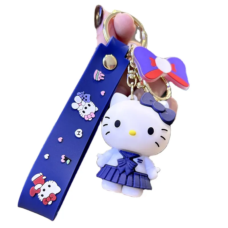 2024 new products Sanrio Hello Kitty Keychain Women Girl Bag Car Key chain Hello Kitty items Accessories kawaii below 1 dollar