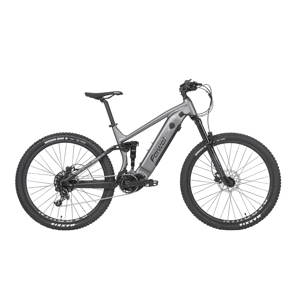 Tam süspansiyon 48v 17.5ah lityum pil yeni model elektrikli bisiklet e bisiklet orta sürücü elektrikli dağ bisikleti 29 inç e-bisiklet